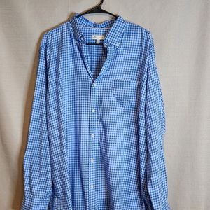 peter millar mens shirt size xl long sleeve button up